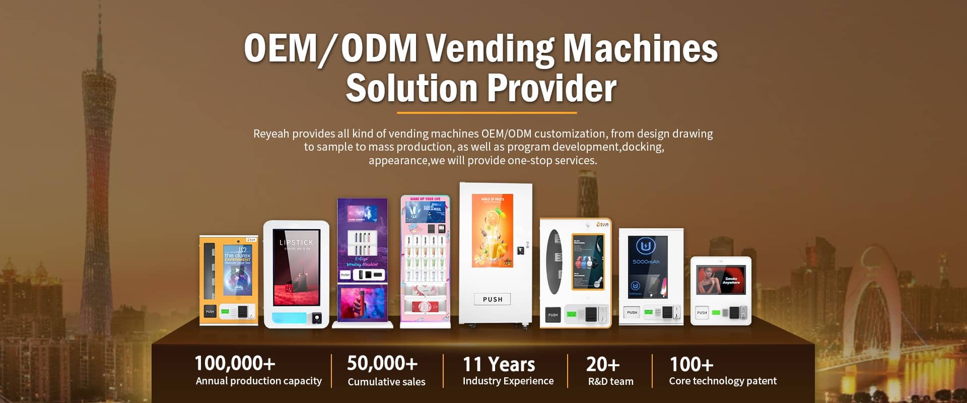 OEM/ODM Vending Machines Solution Provider