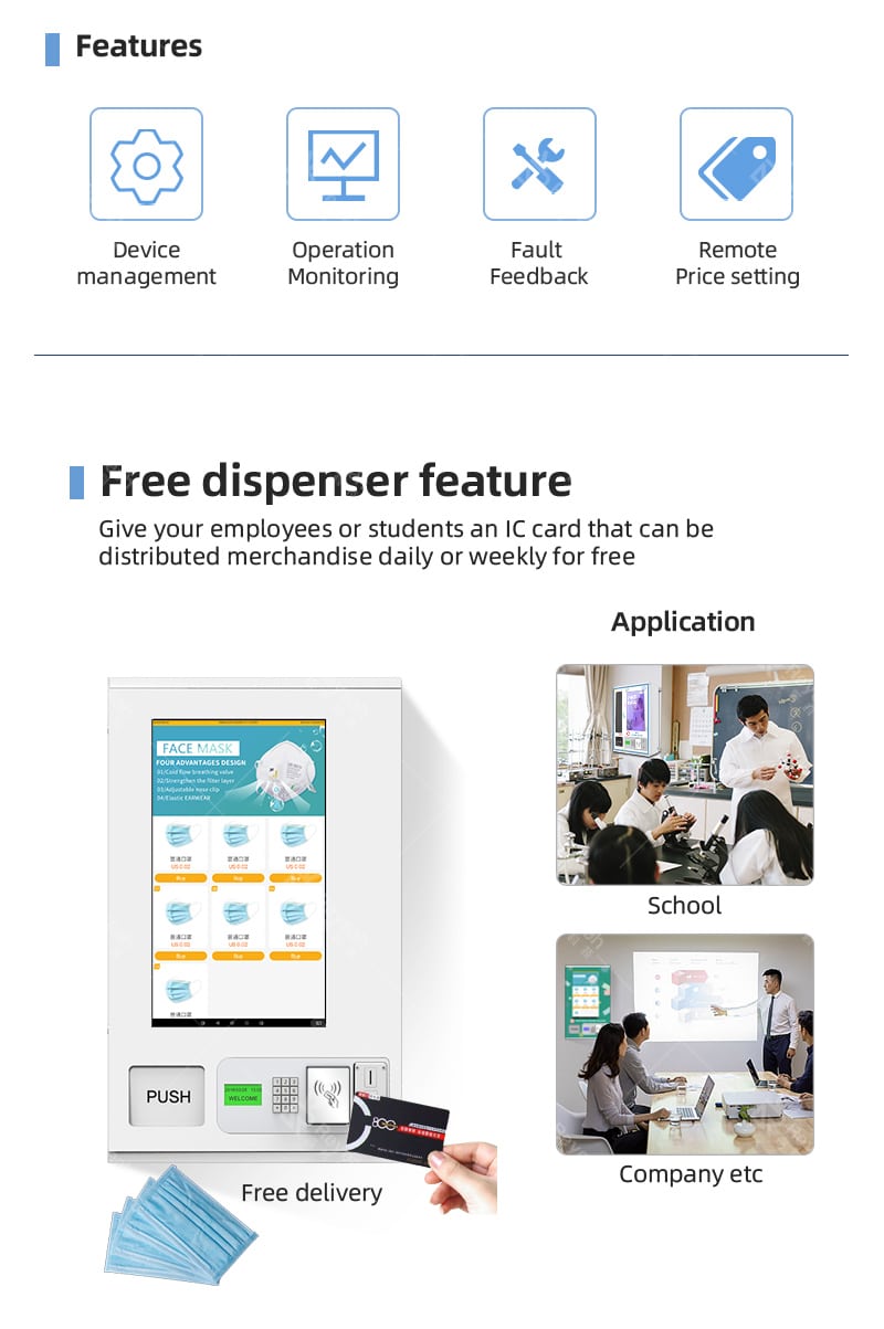 3C Products Vending Machine - Features