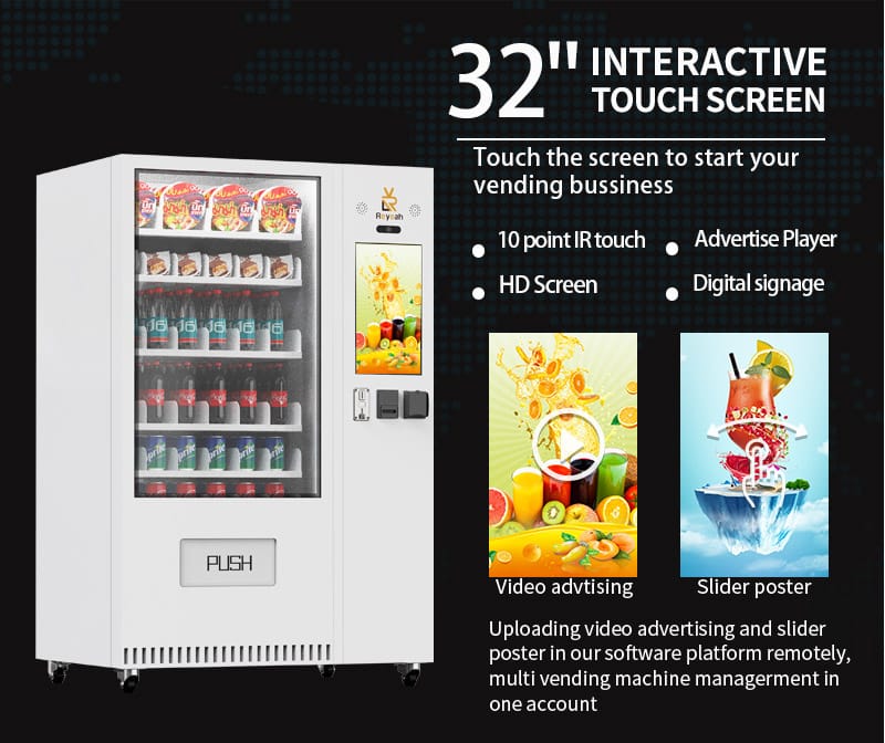 Drink Snack Vending Machine - Touch Screen