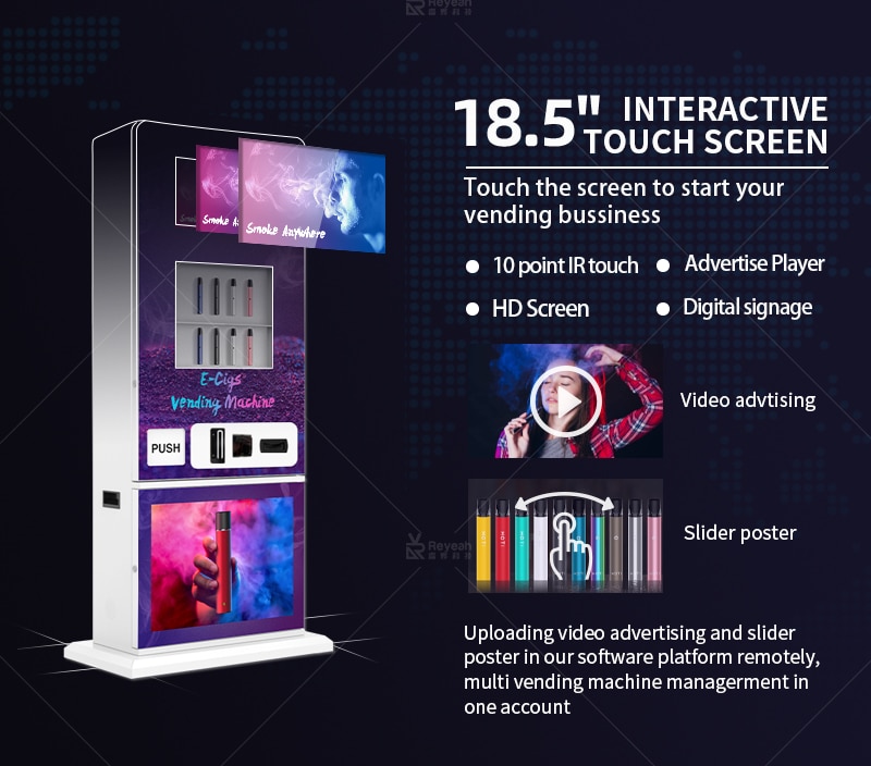 Stand Age Verification Vending Machine - Touch Screen