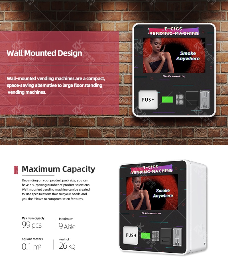 Mini Countertop Age Verification Vending Machine - Maxmium Capacity