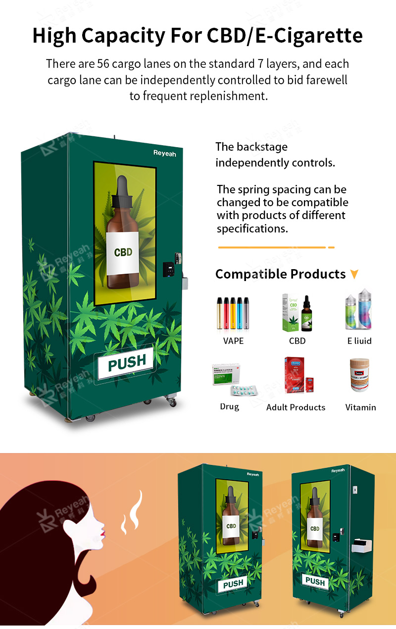 Age Verification Weed Vending Machine - Compatible Products