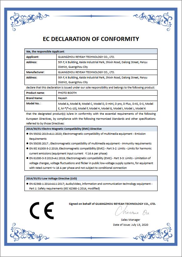 CE Certificate