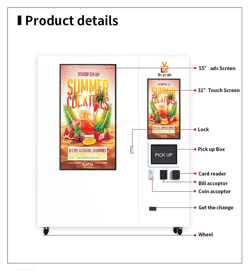 Elevator Vending Machine - Size