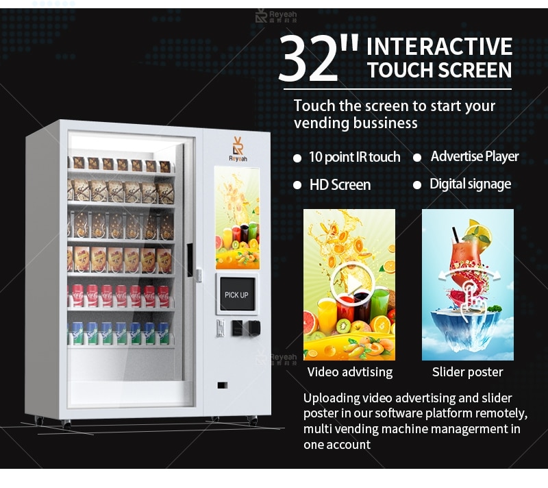 Healthy Food Vending Machine - Touch Screen