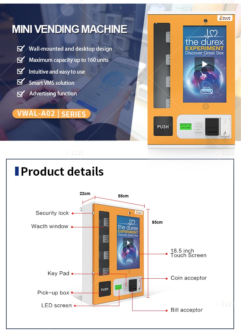 Wall Mounted Vending Machine - Parameter