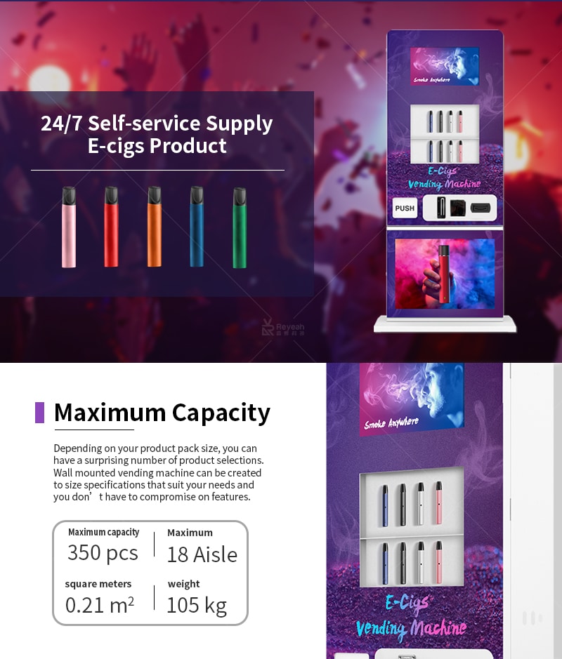 Stand Age Verification Vending Machine - Maximum Capacity