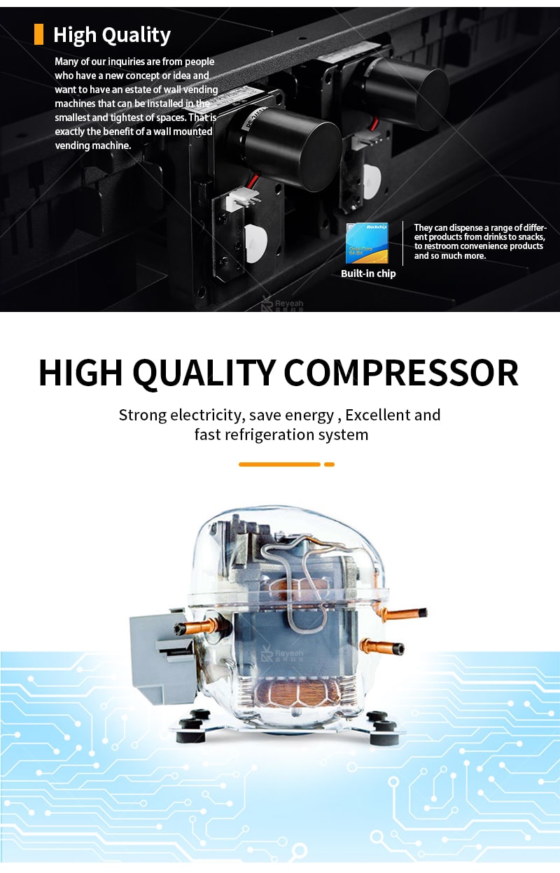 Healthy Food Vending Machine - Refrigeration Machine