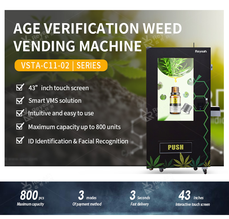 Age Verification Weed Vending Machine - Main