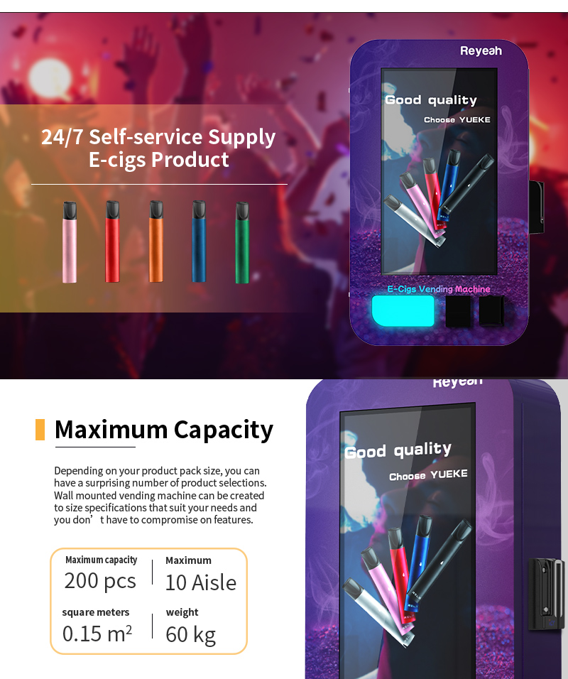 Age Verification Vending Machine - Maximum Capacity