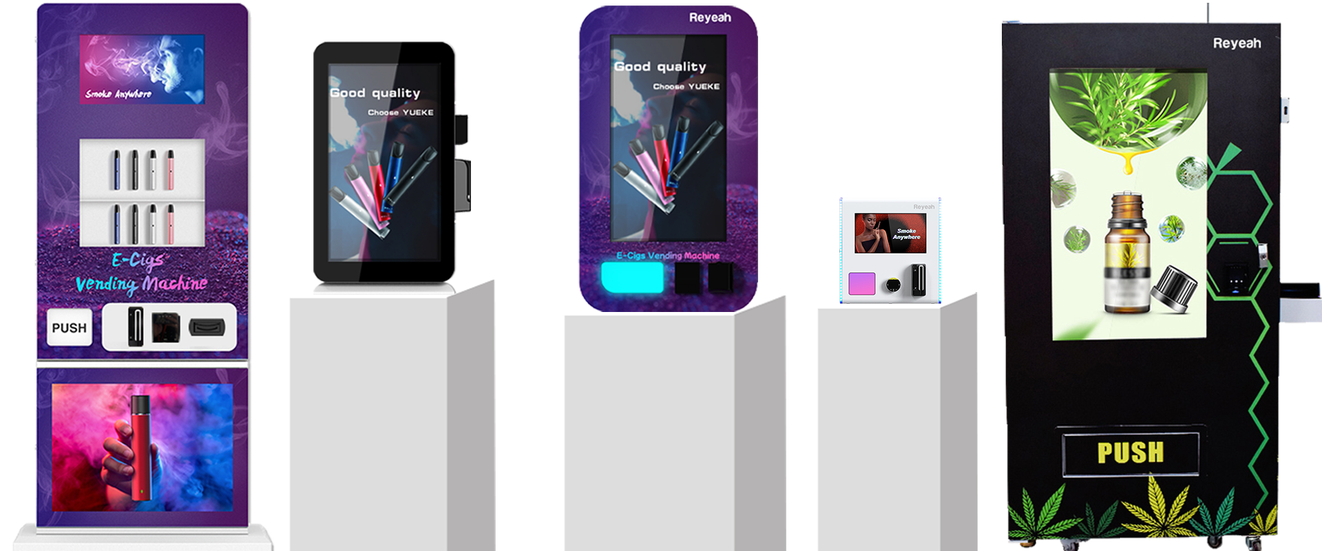 Reyeah Age Verification Vending Machines