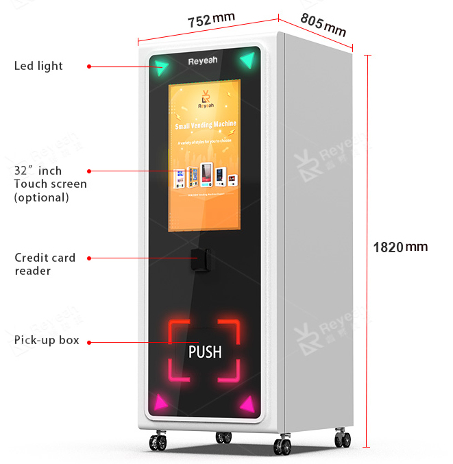 Age Restricted Touch Screen Vending Machine - Product Parameter