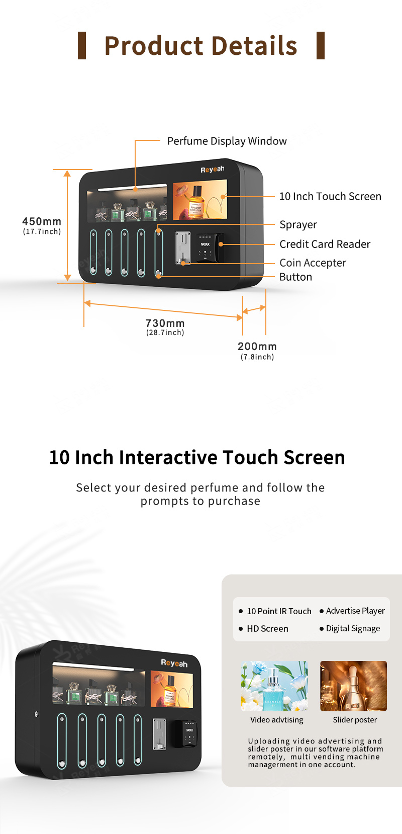perfume vending machine dt 02