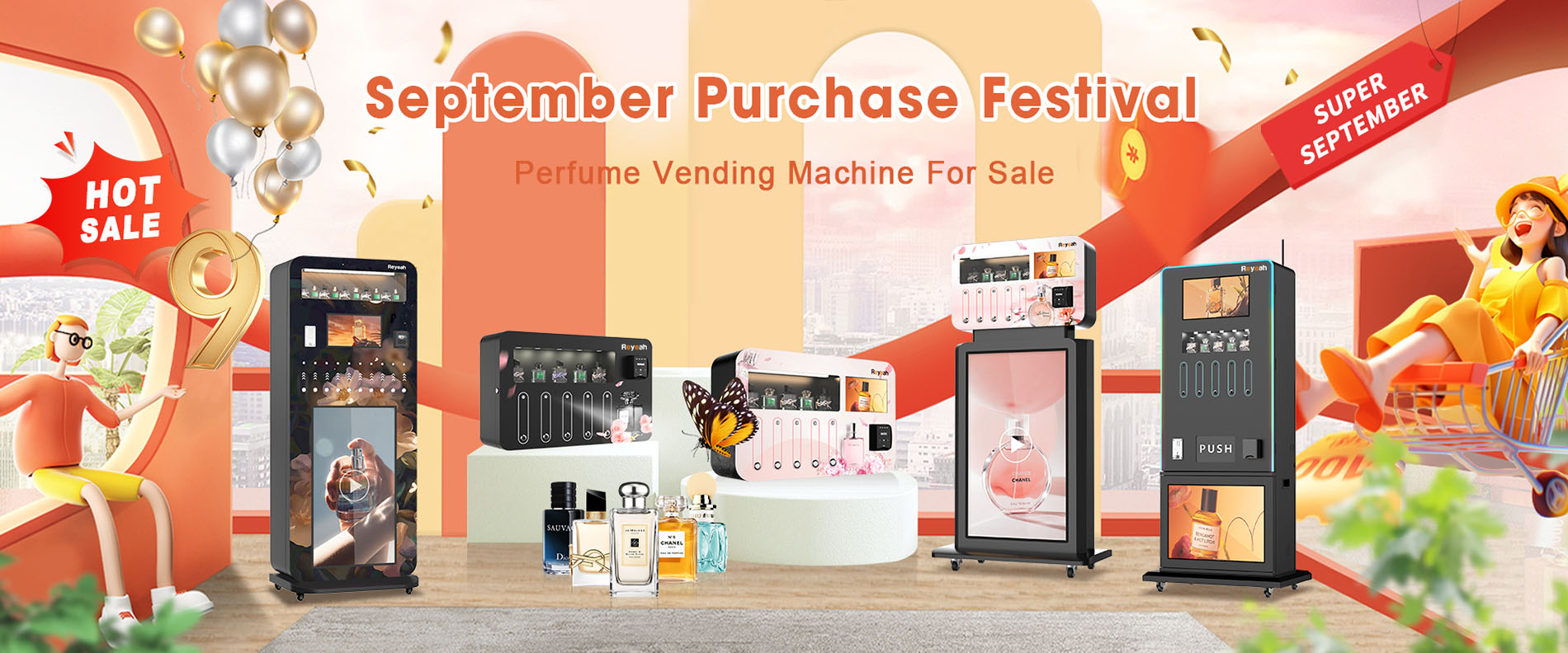 perfume vending machine
