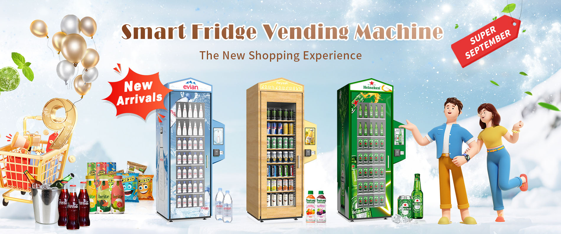 refrigerated vending machine