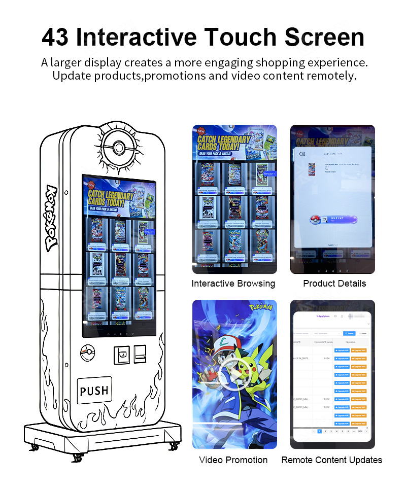 tcg vending machine tcg 11 des 05